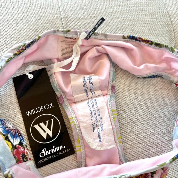 WILDFOX SWIM Rare Floral Bikini Set from Resort 2013 - Picture 14 of 14